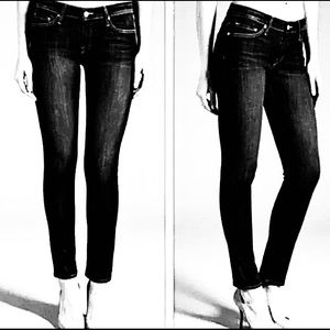Joe’s Curvy mid-rise skinny.